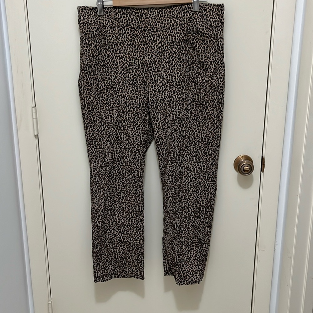 Chico’s cheetah print pants